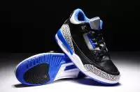 2019U air jordan 3 classic bw hommes chaussures jogging pas cher noir bleu qq